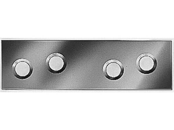 Platine Multitrous Bichromaté, 60X14 Mm