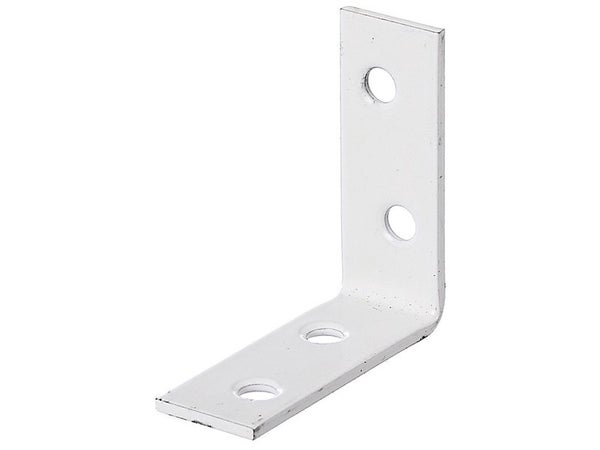 Lot De 8 Équerres Plastifié Blanc, 60X60X16 Mm