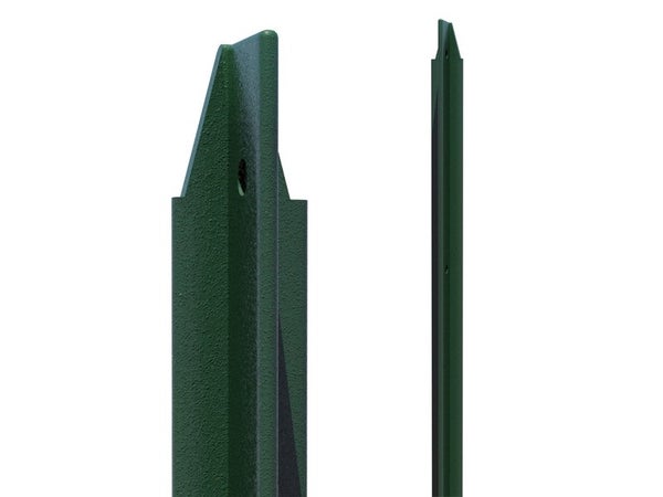 Piquet vert, H.120 x section.30x30x3 cm