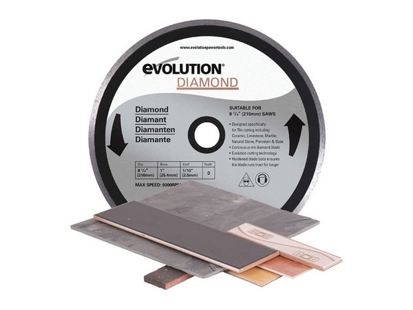Disque diamant 210mm EVOLUTION Rage 3 S3000