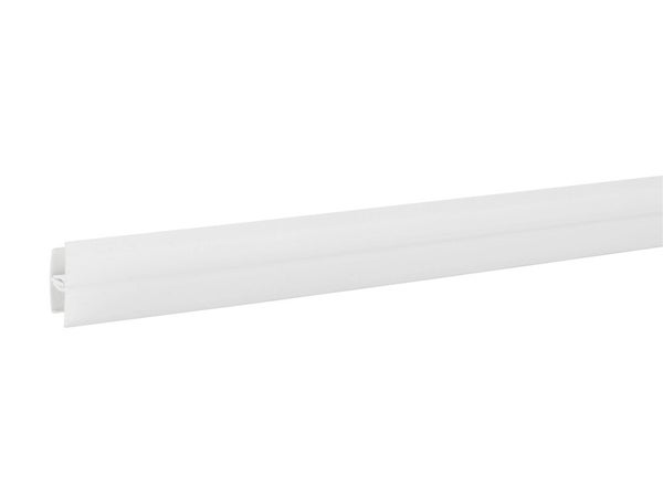 Profil De Raccord Pvc Blanc, 2 Cm X 1.1 Cm, L. 2.6 M