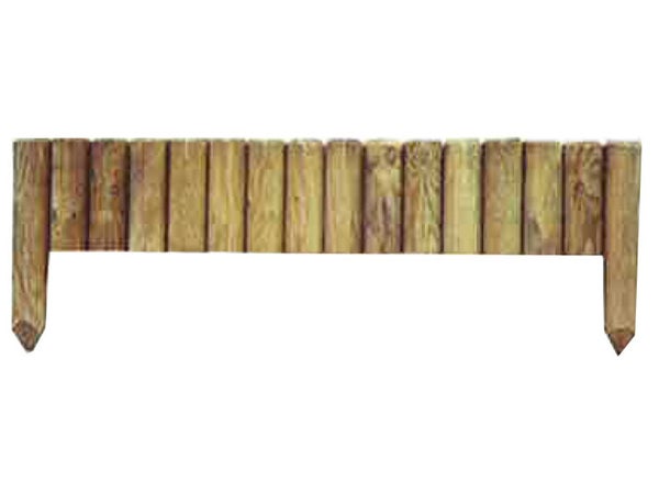 Bordure à planter - pinède bois naturel, H. 35 x L. 112 cm
