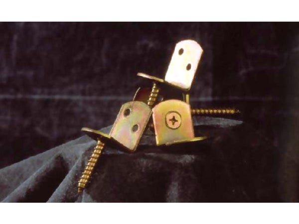 Lot De 4 Équerres De Fixation, L.35 Mm X H.7 X P.3 Cm