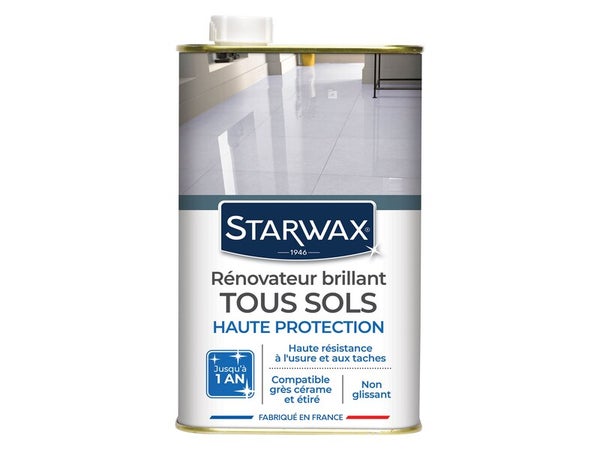 Décapant sans rinçage avant rénovation sols intérieurs Starwax 1L