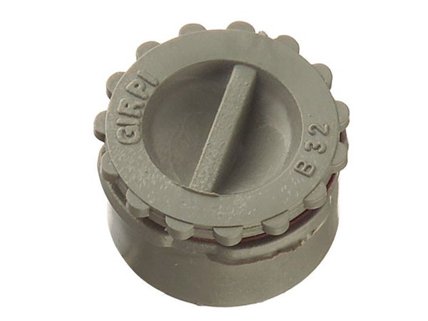 Bouchon en pvc à coller mâle, diam. 50