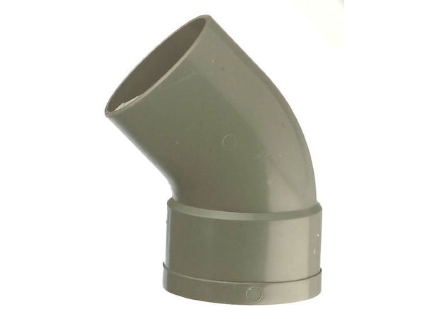 Coude 45° en pvc à coller femelle / mâle, diam. 50