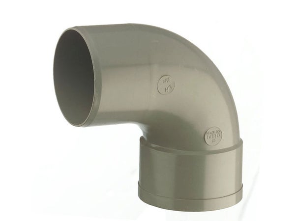 Coude mâle / femelle 87° en pvc, GIRPI, diam. 50 mm
