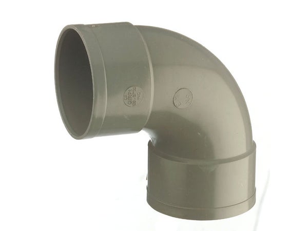 Coude femelle / femelle 87° en pvc, GIRPI, diam. 50 mm
