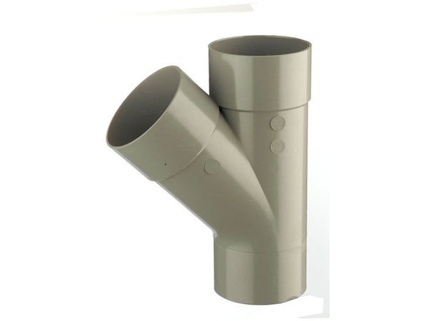 Culotte De Branchement 45° En Pvc À Coller, Femelle / Mâle, D.50