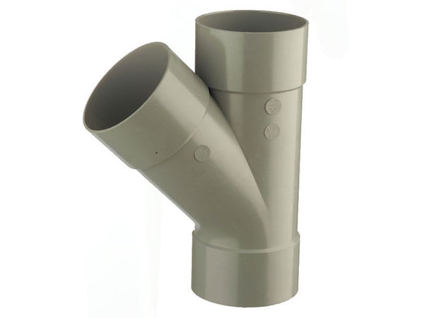 Culotte De Branchement 45° En Pvc À Coller, Femelle / Femelle, D.50