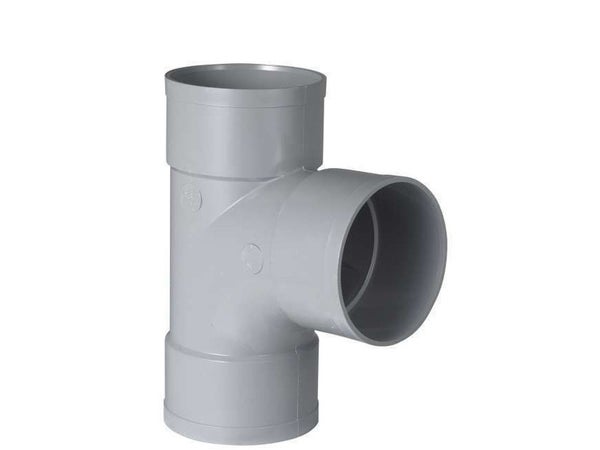 Té 87.30° En Pvc À Coller, Femelle / Femelle, D.50