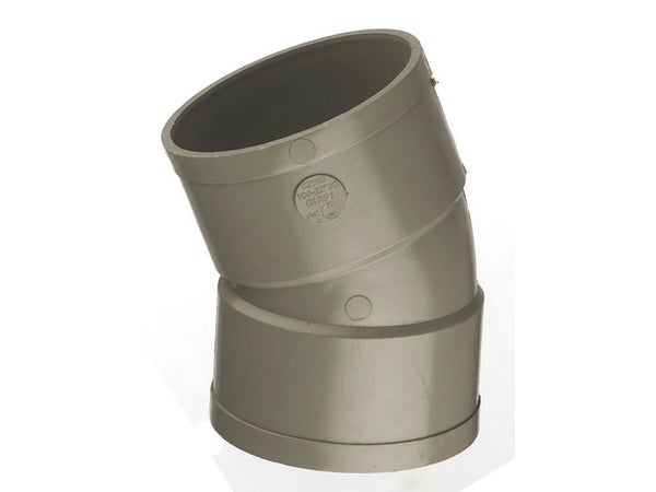 Coude Femelle / Femelle 22° Pvc Diam.80 Mm Girpi