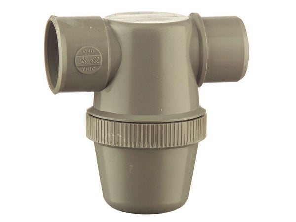 Siphon De Parcours En Pvc À Coller, Mâle / Femelle, D.40