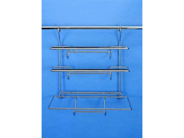 Dérouleur Triple Pour Barre De Crédence Métal L.33 X H.37 Cm