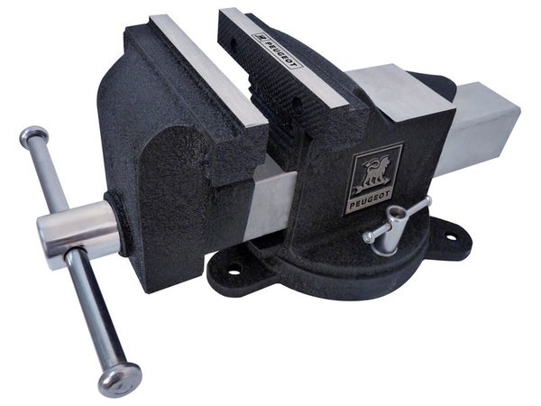 Étau En Fonte Sur Base Tournante Peugeot, 125 Mm