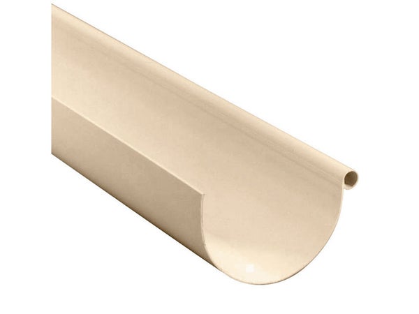 Gouttière Demi-Ronde Pvc Girpi Dév.25 Cm Sable L.2 M