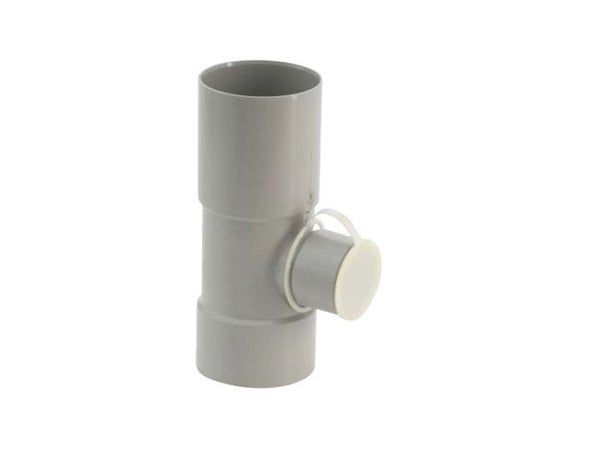 Collecteur D'Eau Pvc Gris Girpi, Dév.25 Cm Diam.80 Mm