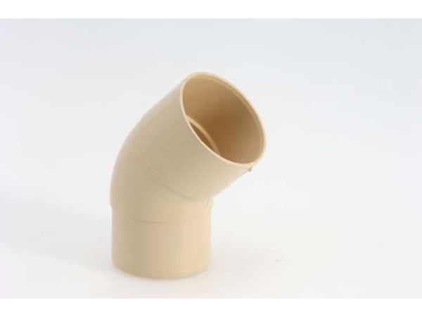 Coude 45° Pvc Sable Girpi, Dév.16 Cm Diam.50 Mm