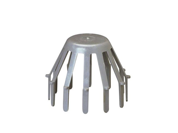 Crapaudine en pvc, GIRPI, diam. 80 mm gris