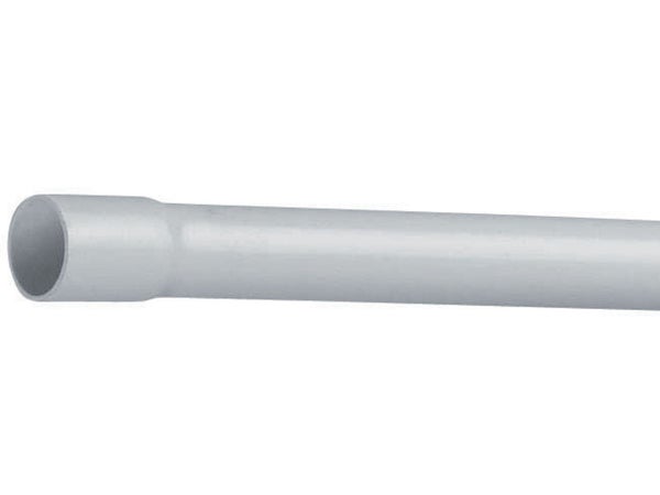Tube Irl en PVC, POLYPIPE, diam. 25 mm x L.2.40 m gris