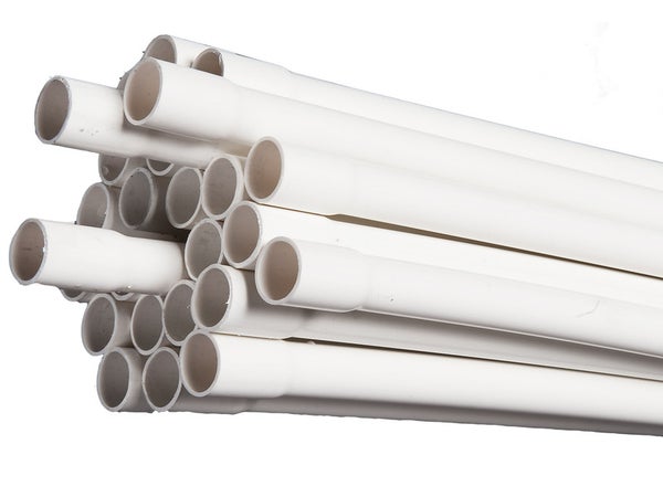 Tube tulipe IRL en pvc diam. 25 m  2 m 40 Blanc