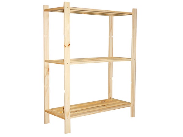Etagère Pin, 3 Tablettes , L.70 X P.30 X H.90 Cm