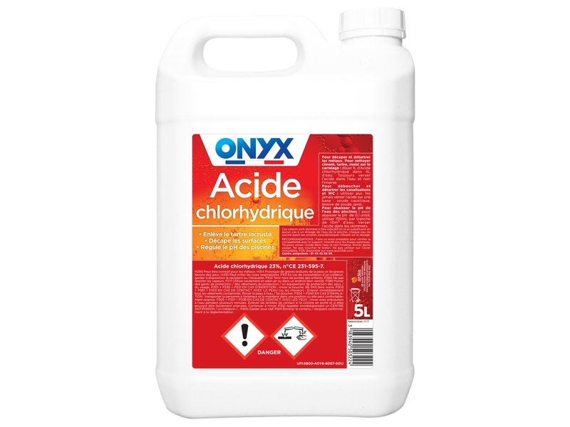 Acide chlorhydrique 23%, ONYX, 5L