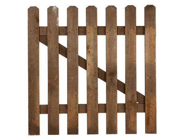 Portillon Battant Mustang, L.100 X H.100 Cm, Marron