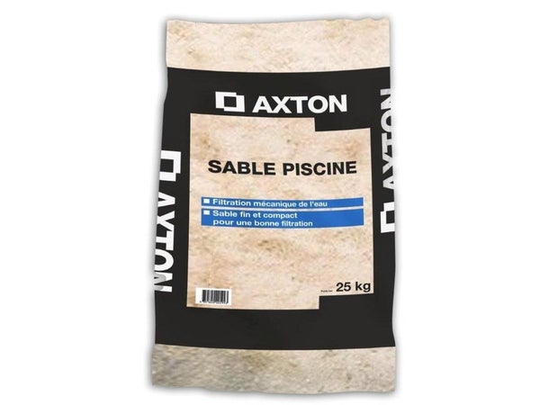 Sable de filtration 0.6/1.6 AXTON, 25kg