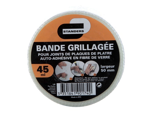 Bande Grillagée Standers, 45 Ml
