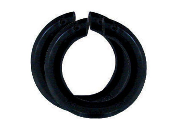 Lot De 2 Bagues Abat-Jour B22 / E14 Tibelec, Plastique, Noir