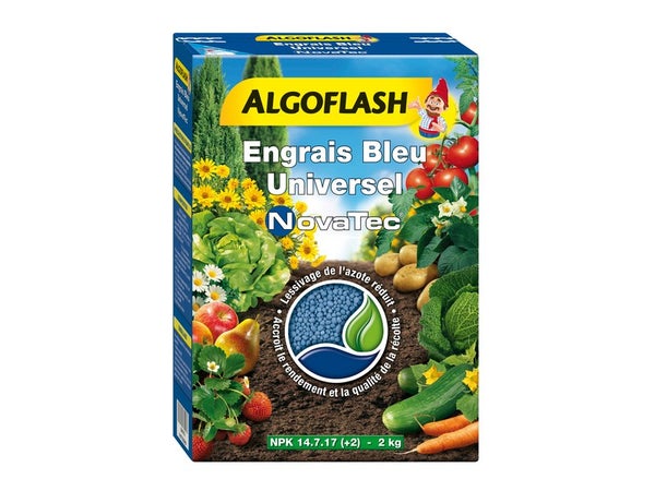 Engrais Bleu Universel Algoflash 2Kg 50 M²