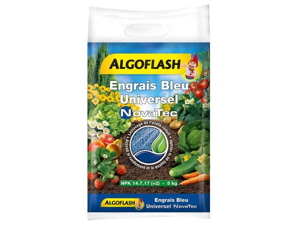 Engrais Bleu Universel Algoflash 5Kg 150 M²