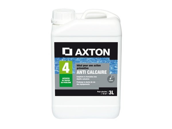 Anticalcaire piscine AXTON, liquide 3L