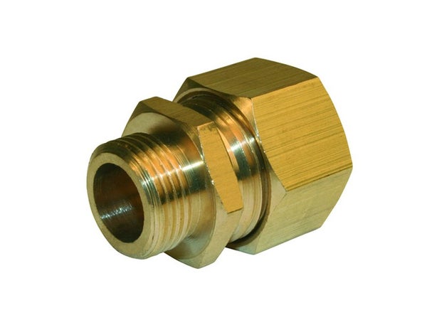 Manchon biconique laiton mâle 12 x 17 pour tube en cuivre