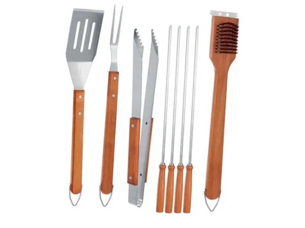 Lot de 8 accessoires pour barbecue