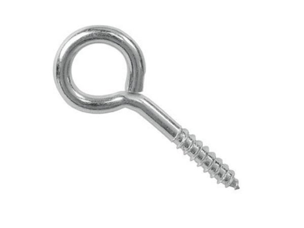 Lot De 20 Pitons À Visser Acier Zingué, Diam.2.5 X L.10 Mm, Standers