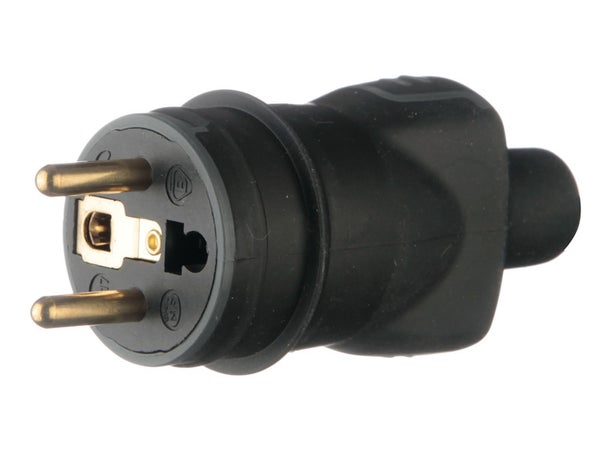 Fiche électrique mâle 2 pôles + terre, 16 A, LEGRAND