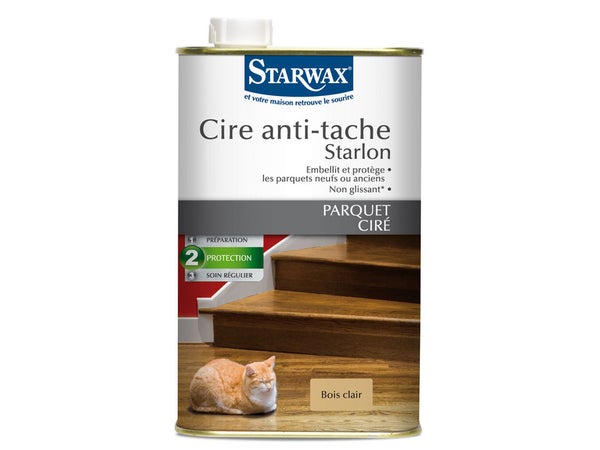 Cire Antitaches Bois Clairs Starwax 1 L