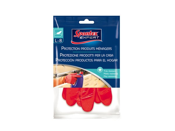 Gants Produits Ménagers Spontex Expert, Taille M