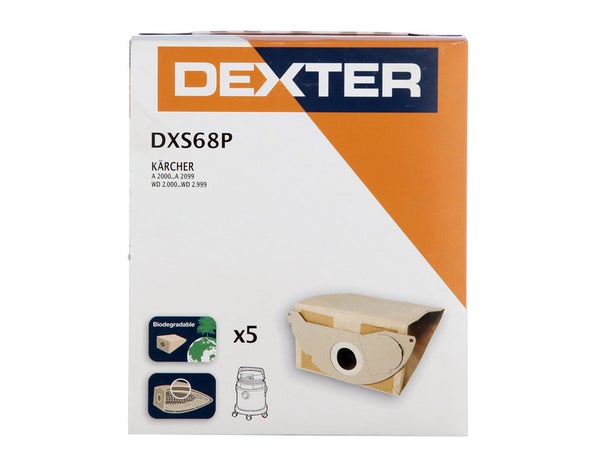 Lot De 5 Sacs Papier Dxs68P Dexter