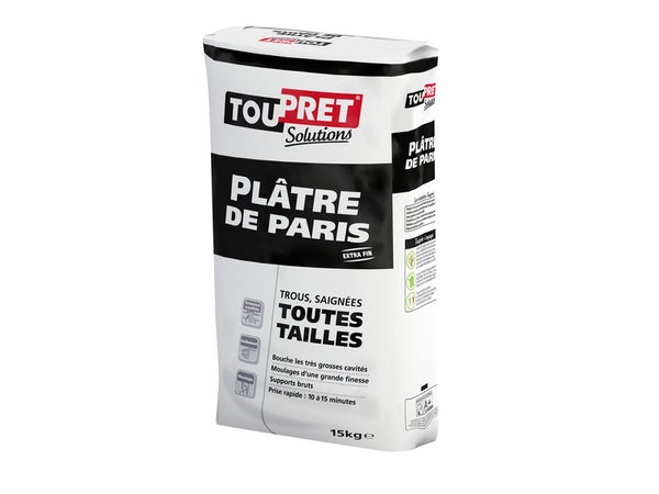 Plâtre Toupret De Paris 15 Kg En Poudre, Pour Mur / Plafond Intérieur