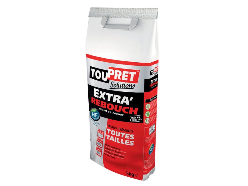 Touprelex® Enduit Allégé de Rebouchage - Enduit Extérieur - Toupret
