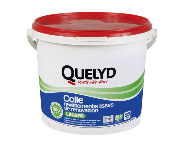 Colle pâte revêtements légers QUELYD, 5 kg
