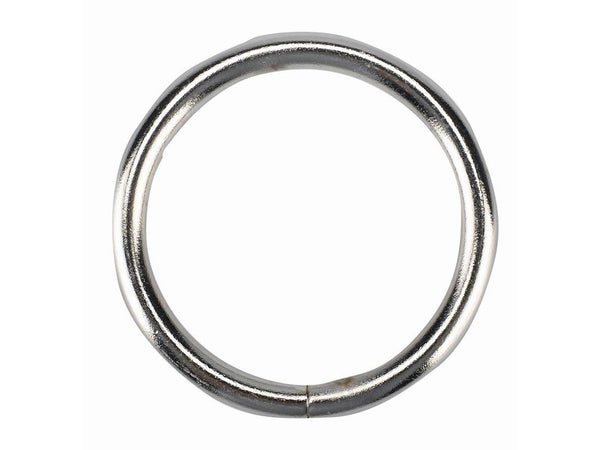 Lot de 10 anneaux pour tringle à rideau chic 20  mm acier chromé INSPIRE