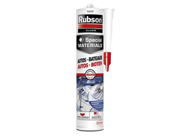 Mastic d'étanchéité Rubson pont de bateaux RUBSON, noir, 280 ml