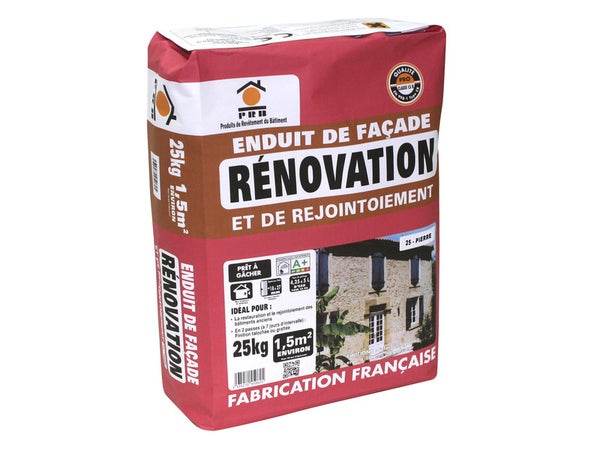 Enduit De Rénovation Ton Pierre Prb 25 Kg