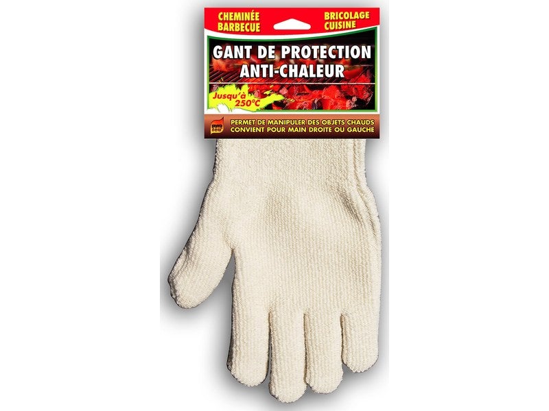PYROFEU gant de protection anti chaleur 250°c barbecue poele a bois cheminee  taille 10 - Vêtements et protections (10900708)