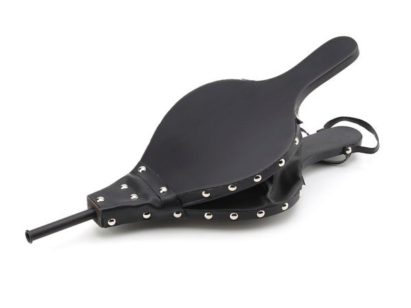 Soufflet simili cuir noir Ubis, FIRE
