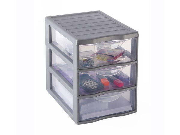 Tour De Rangement Orgamix Plastique , L.18.5 X P.24.5 X H.25.5 Cm